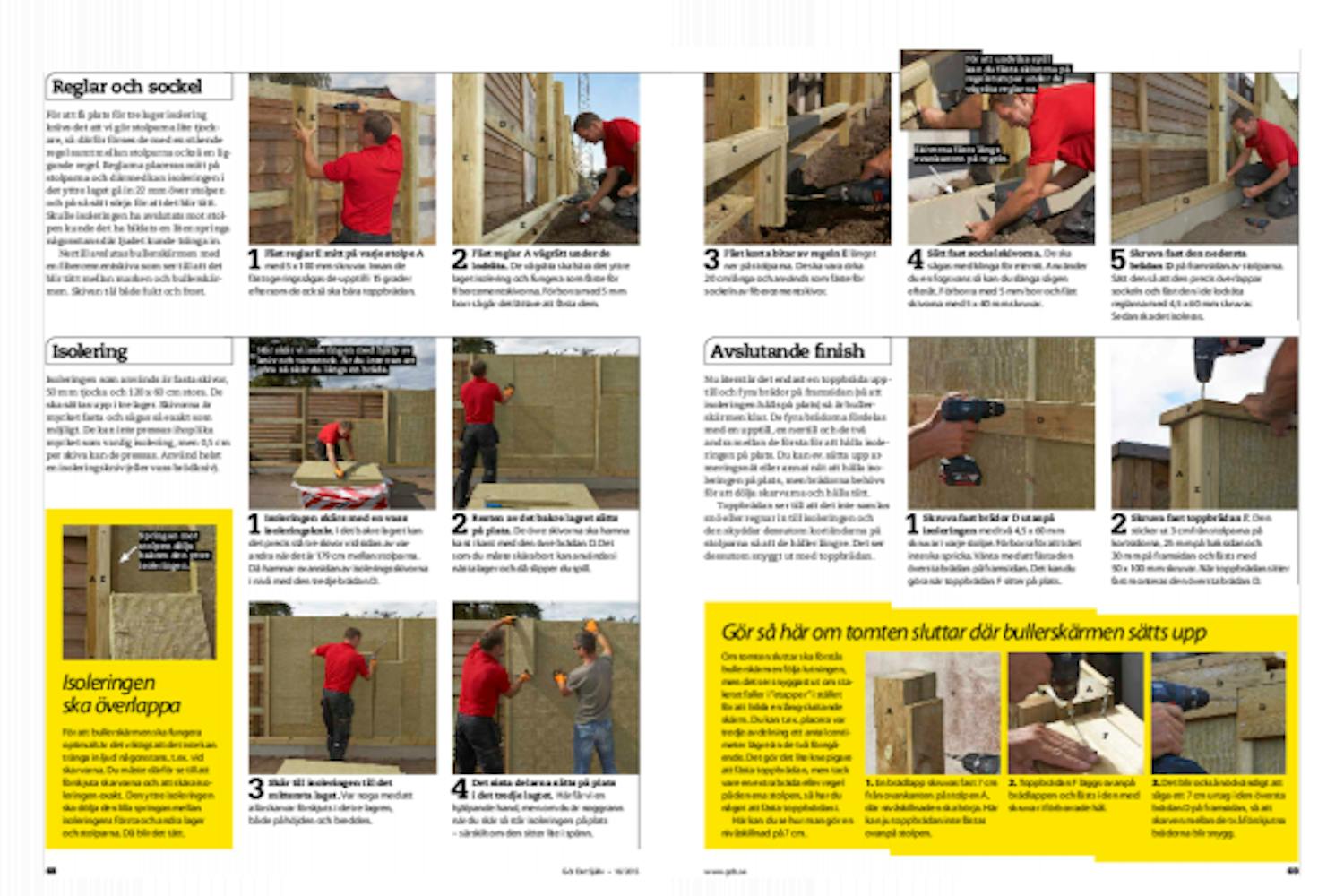 Bygga bullerplank Bygga bullerplank